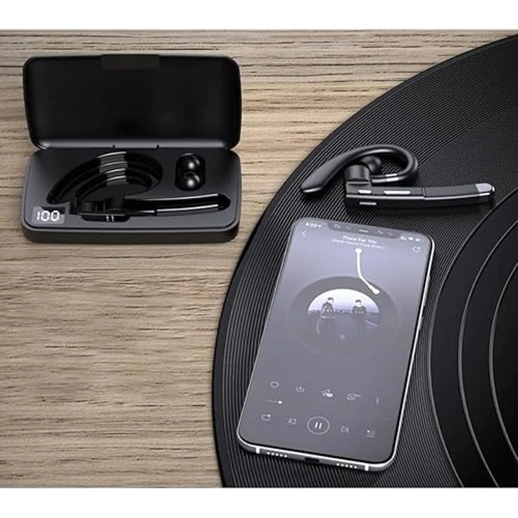 IZOXIS Bluetooth-Kopfhörer, kabellos mit Bluetooth 5.3, 180 Stunden Standby, Powerbank-Hülle, leicht und komfortabel – Bild 5