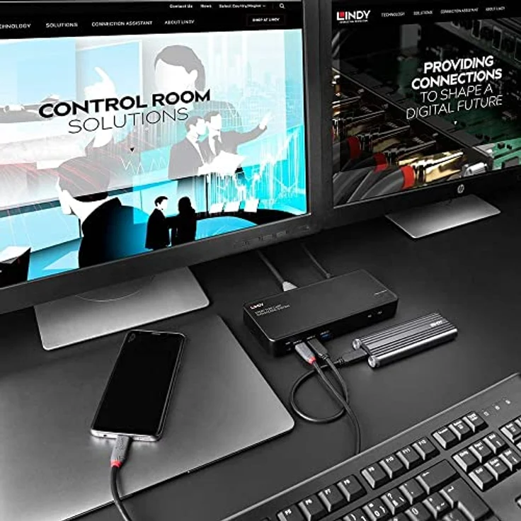 Docking Station und KVM MST mit 2 Ports USB Typ C – Bild 5