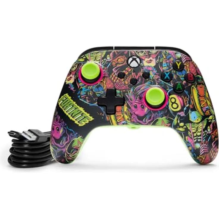 PowerA ADVANTAGE PLUS - Gaming Controller für PC und Xbox Series X/S, ergonomisch, mit 3-Meter-USB-C-Kabel, programmierbaren Tasten und anpassbaren Daumensticks, Mehrfarbig – Bild 8