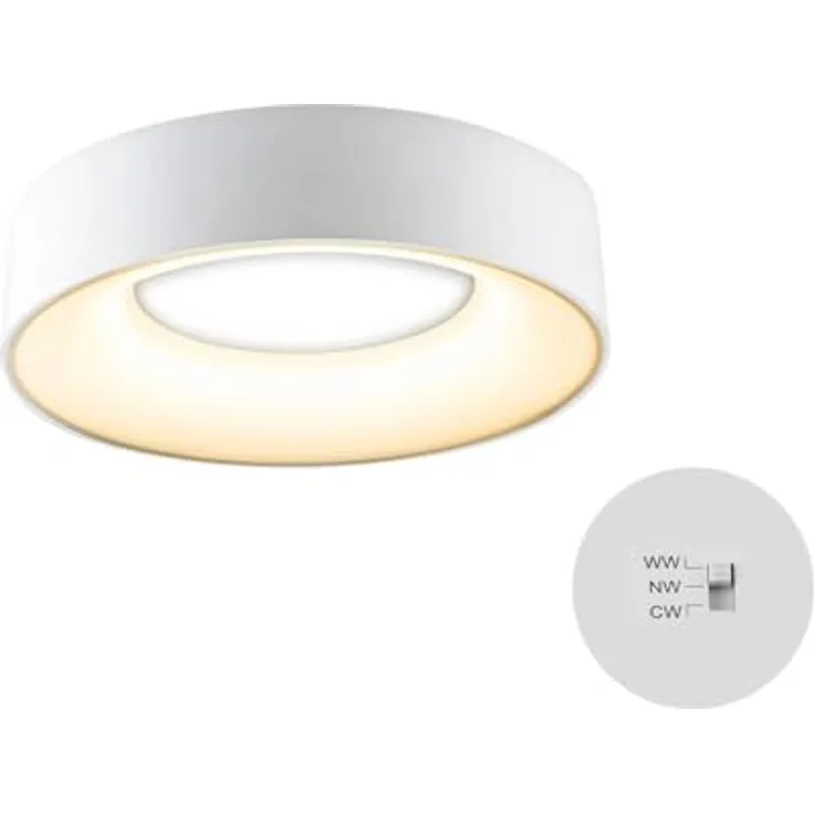 EVN R30180125 LED-Deckenleuchte 18W Weiß, Smarte Deckenbeleuchtung von EVN