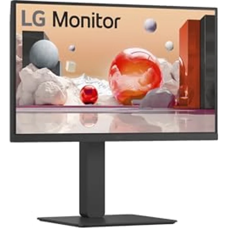 LG 24BA850-B.AEU 60.47 cm (23.8") FHD 16:9 IPS HDMI/DP/USB-C Monitor LS Pivot 100Hz – Bild 1