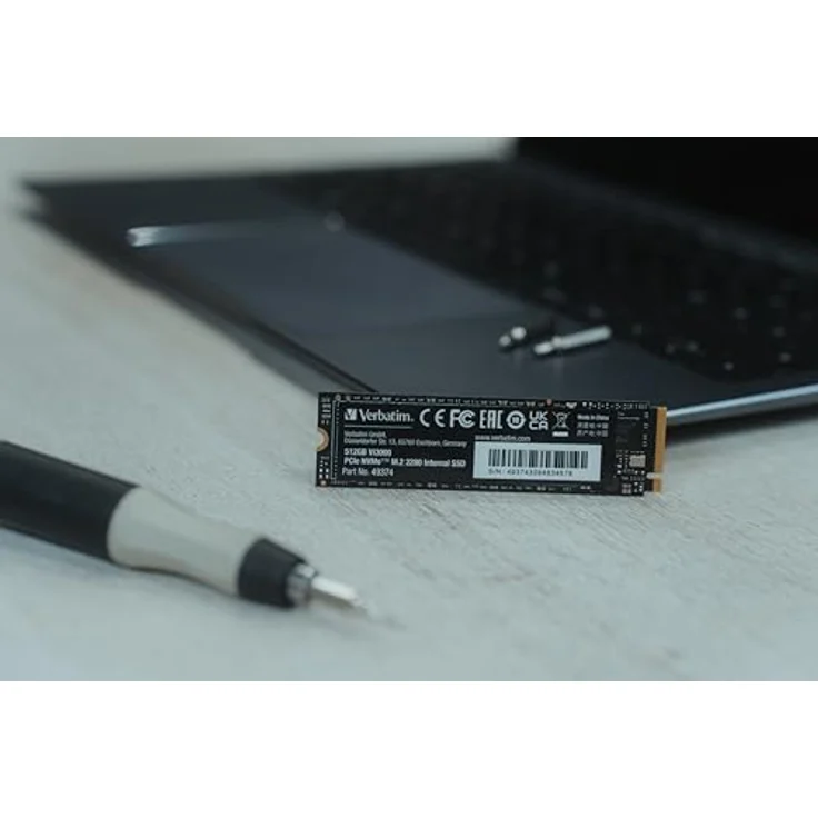 Verbatim SSD 512GB Vi3000 PCIe NVMe M.2 – Bild 5