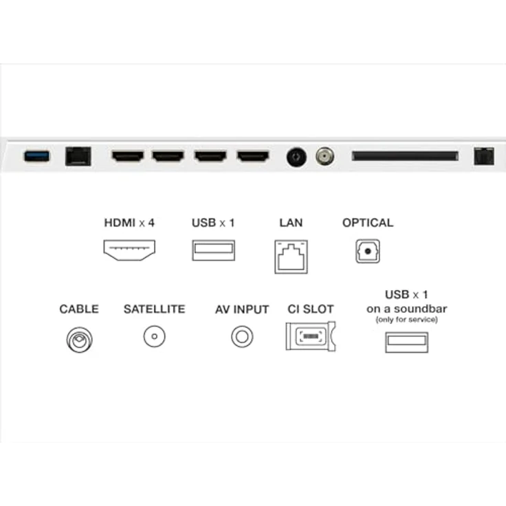 TCL NXTFrame A300 Pro 65" 4K Smart TV, HDR10, Google TV, 4 HDMI, Energieeffizienzklasse E, TCL 65A300 PRO  – Bild 12