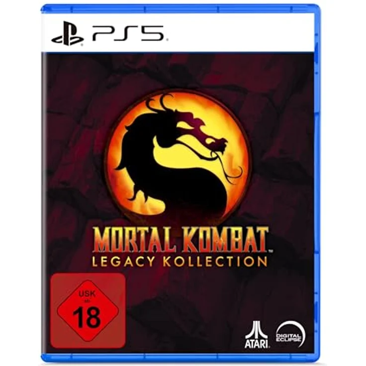 Atari Mortal Kombat: Legacy Kollection - PS5, Sammlung mit klassischen Arcade-Spielen, Online-Kämpfen und interaktivem Dokumentarfilm – Bild 1