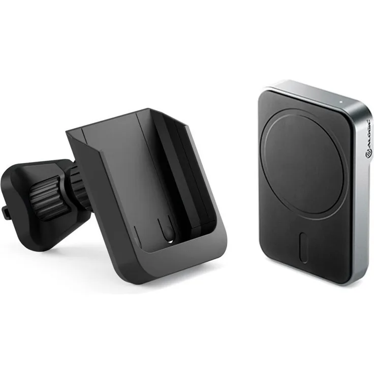 ALOGIC Matrix+ Magnetic Wireless Car Powerbank, 5000 mAh mit Air Vent Mount für mobiles Laden
