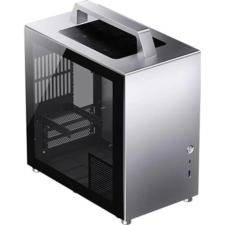Jonsbo T8 Plus (Mini ITX), PC Gehäuse, Silber