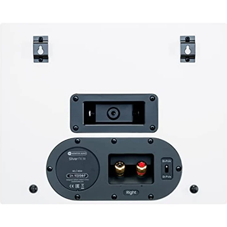 Monitor Audio Silber FX 7G, 2-Wege Dipol/Bipol Standlautsprecher mit 81Hz - 35kHz Frequenzgang, schwarz (Paar) – Bild 4
