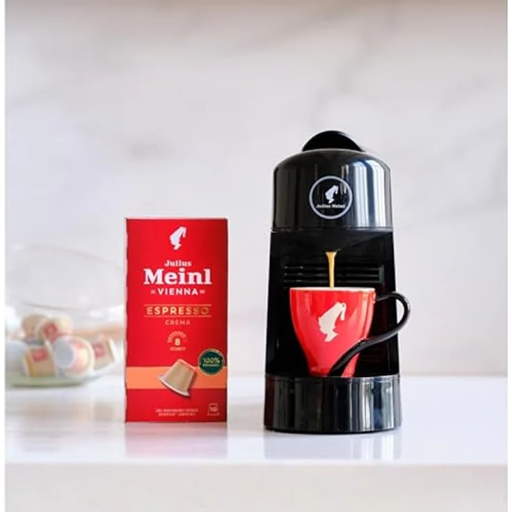 Julius Meinl Inspresso Espresso Crema 8, Nespresso-kompatibel, kompostierbar, 10 Kaffeekapseln, 10,00 Portion Stueck, Bio-zertifiziert – Bild 4