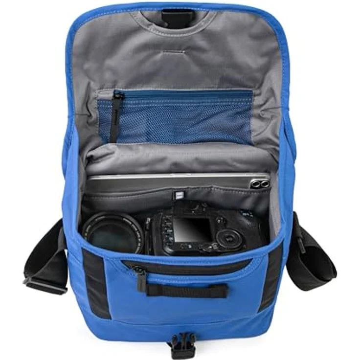 Crumpler Track Shot Camera Sling 3800, Kameratasche mit 11" Tabletfach, Royalblau - Robuste Kameratasche für SLR, iPad Pro 11” und Zubehör – Bild 2