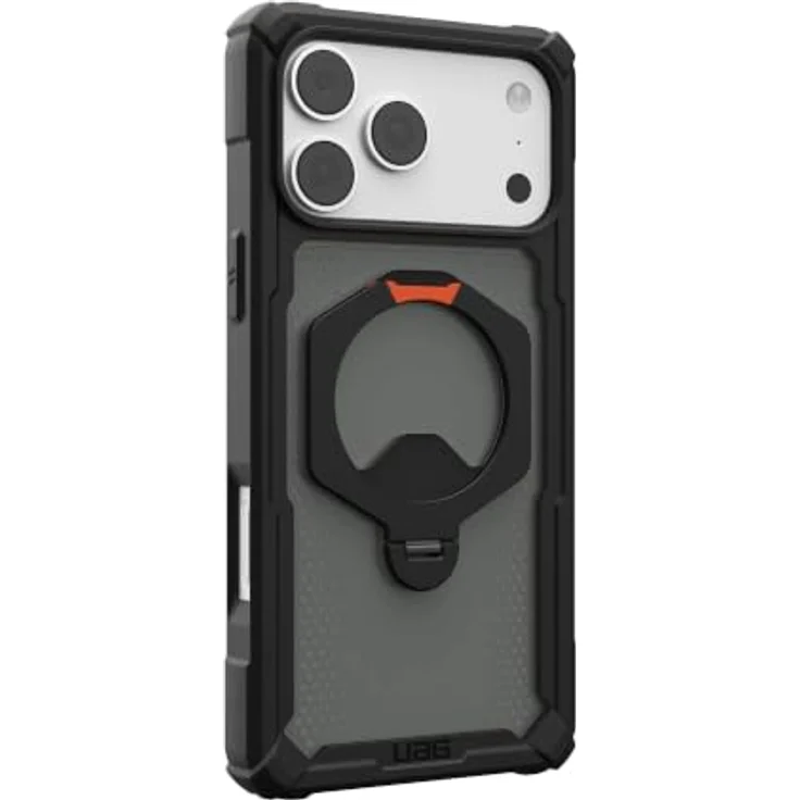 UAG Plasma XTE 360 MagSafe, Handyhülle mit 360° drehbarem Kickstand, verstärkten TPU-Stoßfängern und Fallschutz für iPhone 18 Pro Max/17 Pro Max, black/orange – Bild 6