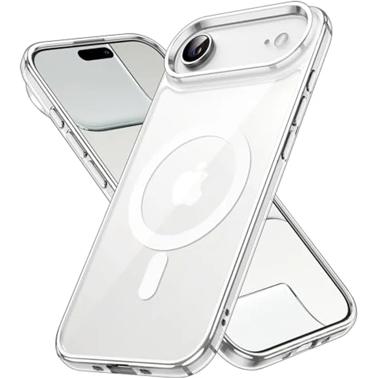 JETech Magnetische Hülle für iPhone Air, Durchsichtig, Kompatibel mit MagSafe, Starker Schutz vor Kratzern und Stößen, Präzise Ausschnitte