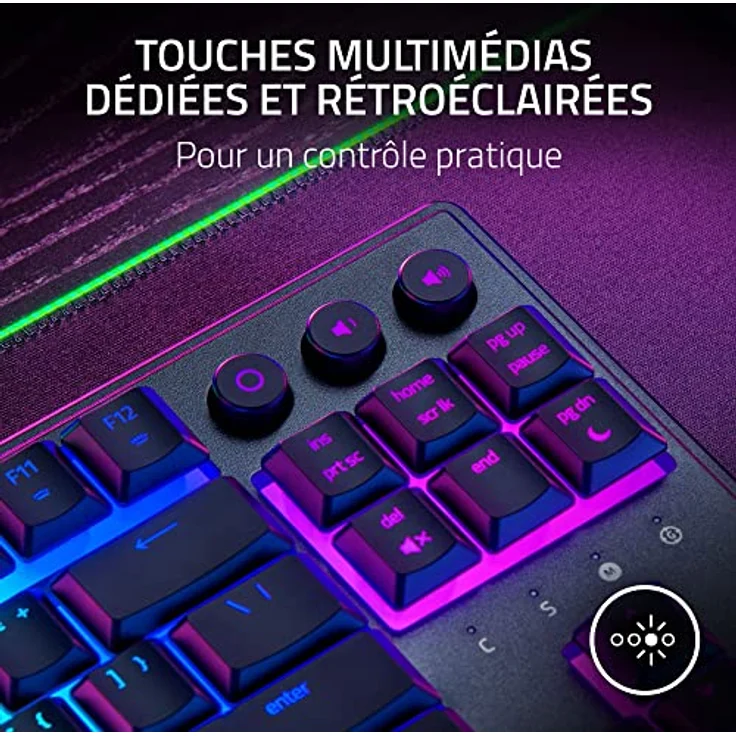 Razer Ornata V3 Tenkeyless – Kompakte Gaming-Tastatur mit niedrigem Profil (Mecha-Membran-Schalter, UV-Lack-Tasten) | Schwarz – Bild 5