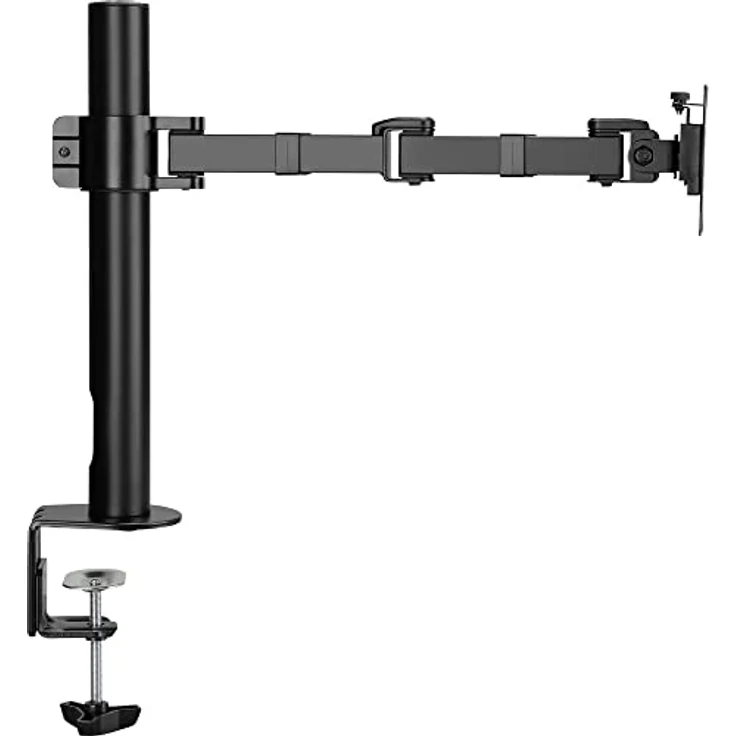Speaka Professional SP-MM-210 1fach Monitorhalterung 43,2 cm (17) - 81,3 cm (32) Schwarz Höhenverstellbar, Neigbar+Schwenkbar – Bild 4