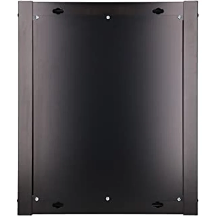 Extralink EX.3968 Rack 9U, Wandmontiertes Serverschrank-Regal (19 Zoll, schwarz), mit gehärteter Glasfront und Kühlungsoptionen – Bild 4