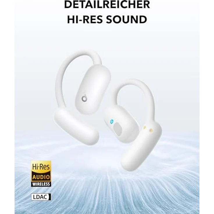 soundcore AeroFit 2 von Anker, Open-Ear Kopfhörer, tiefer Bass, Hi-Res Wireless Audio, 42h Spielzeit, Bluetooth 5.4, kabelloses Laden, IP55, klare Anrufe durch KI – Bild 4