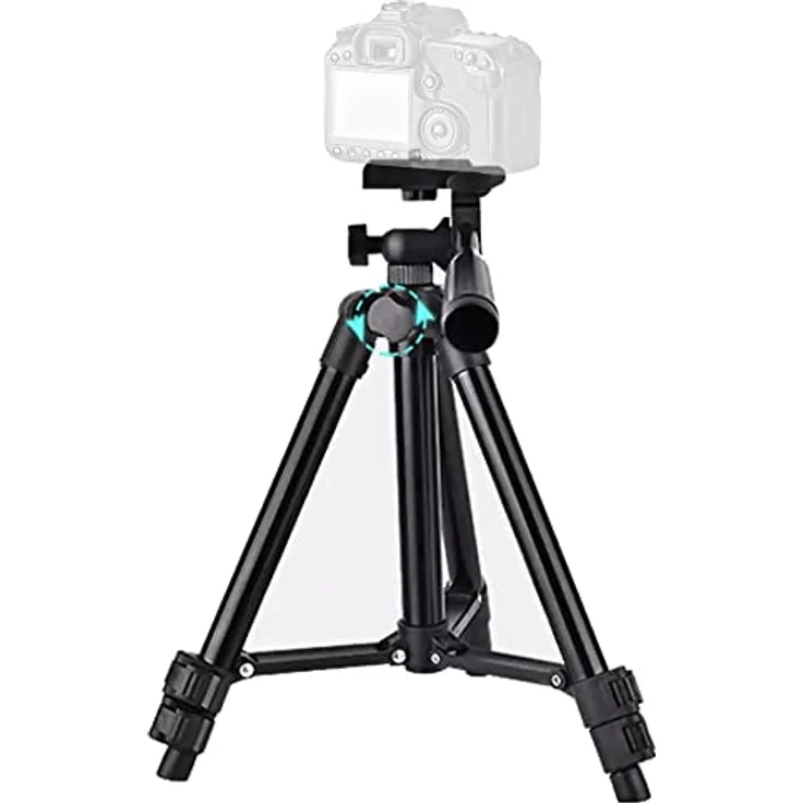 TronicXL 30-60cm Tripod Tisch Stativ für Kamera, höhenverstellbar, 3-Wege-Panoramakopf, kompatibel mit DSLR und Webcam, bis 1,5kg, inkl. Tasche, hochwertige Markenware – Bild 1
