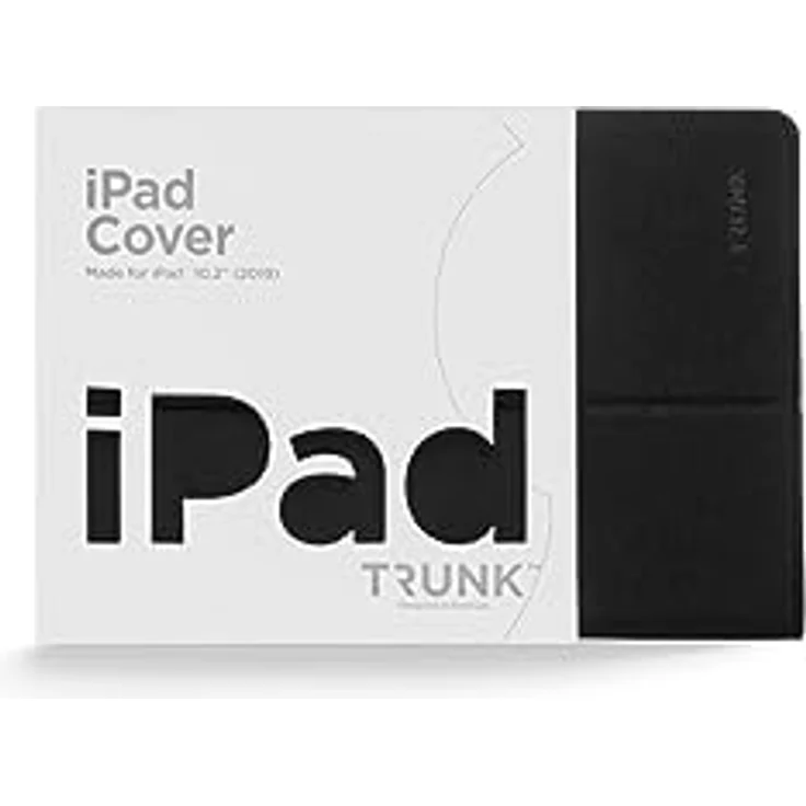 Trunk TRUNK – iPad-Hülle 10,2/10,5", Schwarz – Auto-Wake/Sleep-Funktion, flexible Außenschale, vielseitig einsetzbar – Bild 1