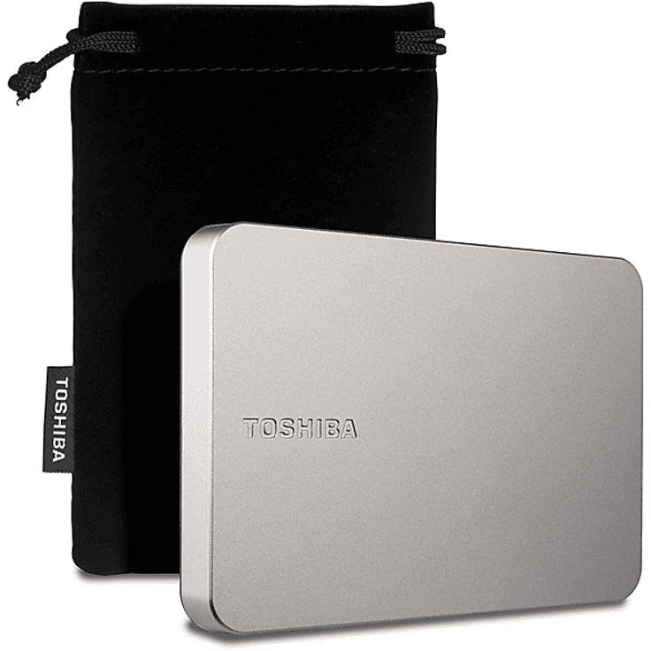 TOSHIBA Canvio Flex Exclusive, externe Festplatte mit 2 TB HDD, kompatibel mit USB-C Smartphones, Tablets, Windows PCs und Macs, 2,5 Zoll, warmes Silber