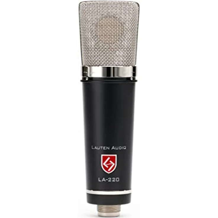 Lauten Audio LA-220 V2, Großmembran Kondensatormikrofon mit Nierenrichtcharakteristik und Frequenzgang von 20 Hz - 20 kHz, schwarz – Bild 4