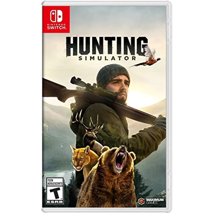 Maximum Entertainment Maximum Gaming JAGD-SIMULATOR - JAGD-SIMULATOR 1 SPIELE, Nintendo Switch Games - Mit realistischem Tierverhalten und 17 verschiedenen Schusswaffen – Bild 1