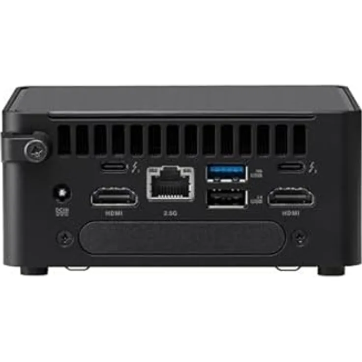 ASUS Mini-PC 155H 1.4 GHz 32 GB RAM 1 TB SSD Intel Arc Graphics - 1GbE, 2.5GbE - WLAN: 802.11a/b/g/n/ac/ax (Wi-Fi 6E), Bluetooth 5.3 - Schwarz