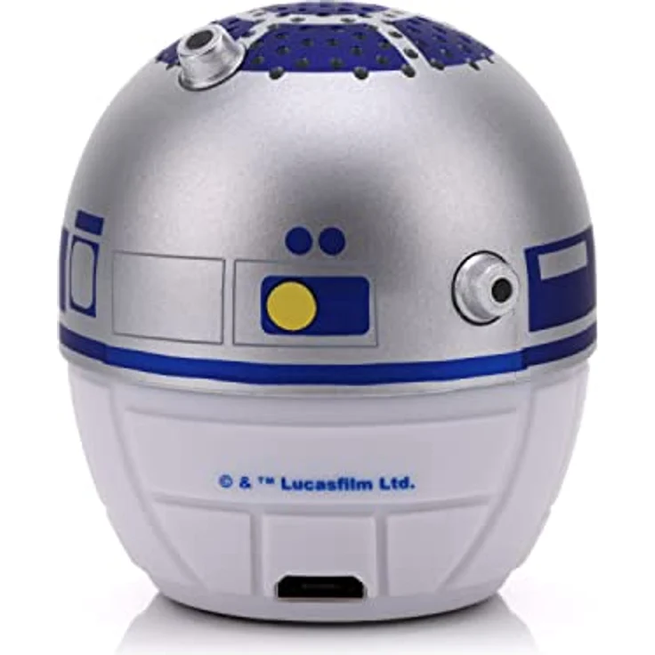 Bitty Boomers Star Wars: R2-D2, Mini-Bluetooth-Lautsprecher mit 4 Stunden Akkulaufzeit und Selfie-Fernbedienung, 5 cm – Bild 3