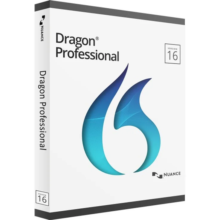 Nuance Dragon Professional 16 – Leistungsstarke Spracherkennung für effizientes Diktieren, Dokumentenerstellung und digitale Arbeitsprozesse