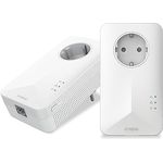 STRONG Powerline 1000 Duo, PowerLAN-Adapter Set mit 2 Stück, 100 Mbit/s, Hochgeschwindigkeits-Netzwerk für das ganze Haus, Ethernet LAN Anschluss, Internetverbindung über Steckdose