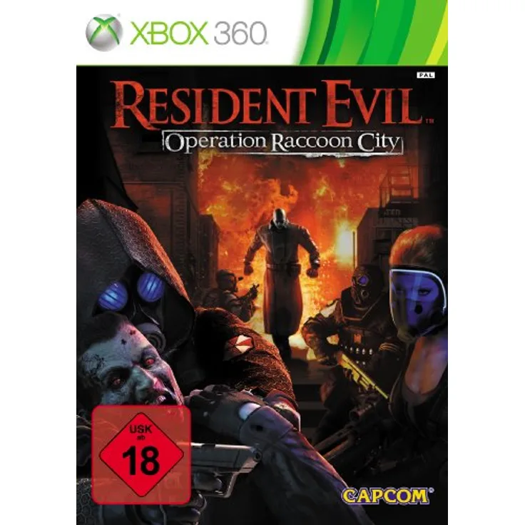 Capcom Resident Evil - Operation Raccoon City, Xbox 360-Game mit teambasiertem Shooter-Erlebnis