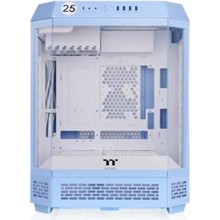 Thermaltake The Tower 600 Mid Tower Chassis | Vertikales Design, Kühlungsunterstützung | Hydrangea Blue – Bild 2