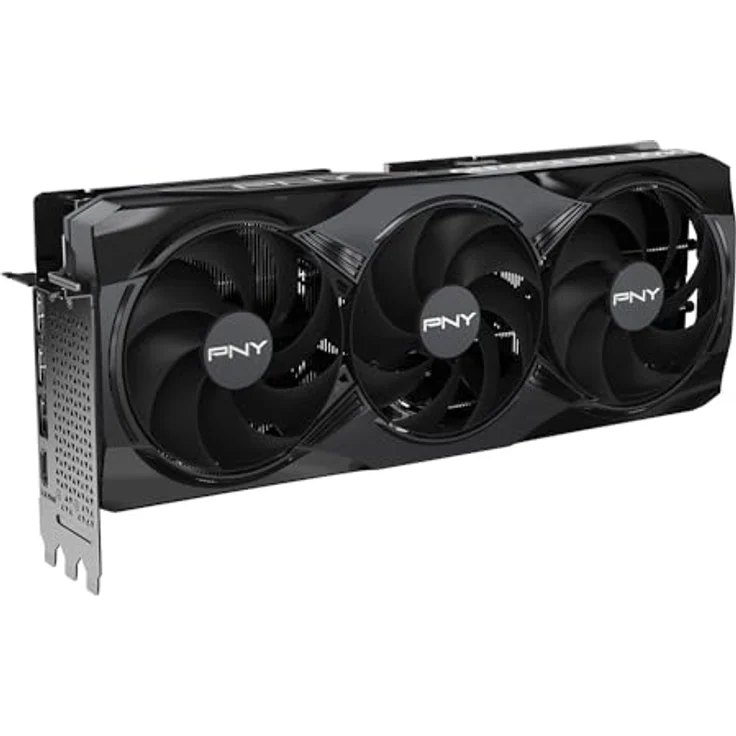 PNY GeForce RTX™ 5090, 32GB OC Triple Fan Grafikkarte mit DLSS 4 und 2527 MHz Boost-Takt – Bild 2