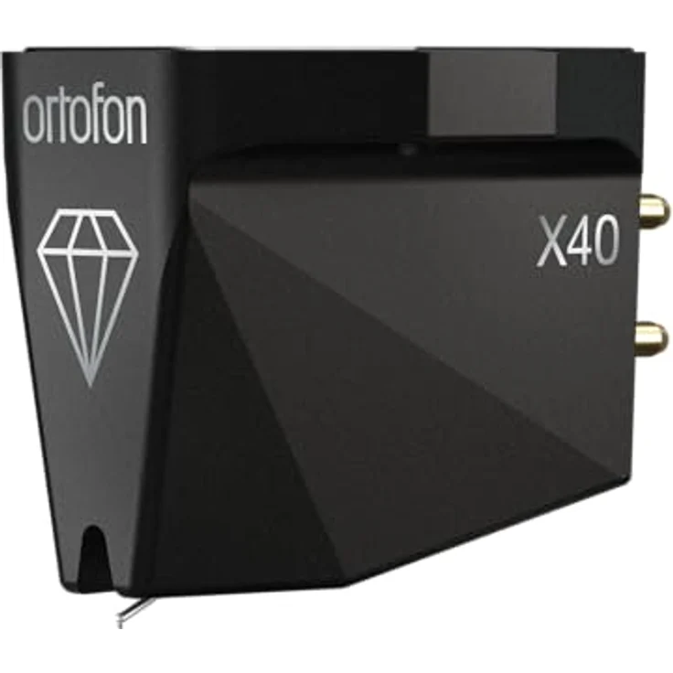 Ortofon MC X40, Moving-Coil Tonabnehmer mit Nude Shibata Nadel, schwarz, 0,4 mV Ausgangsspannung – Bild 3