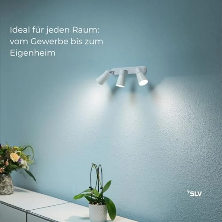SLV PURI 2.0 CONE, Deckenleuchte, Wandleuchte, Grau - Flexibel dreh- und schwenkbar, industrieller Look, Aluminium und Kunststoffbauweise – Bild 5