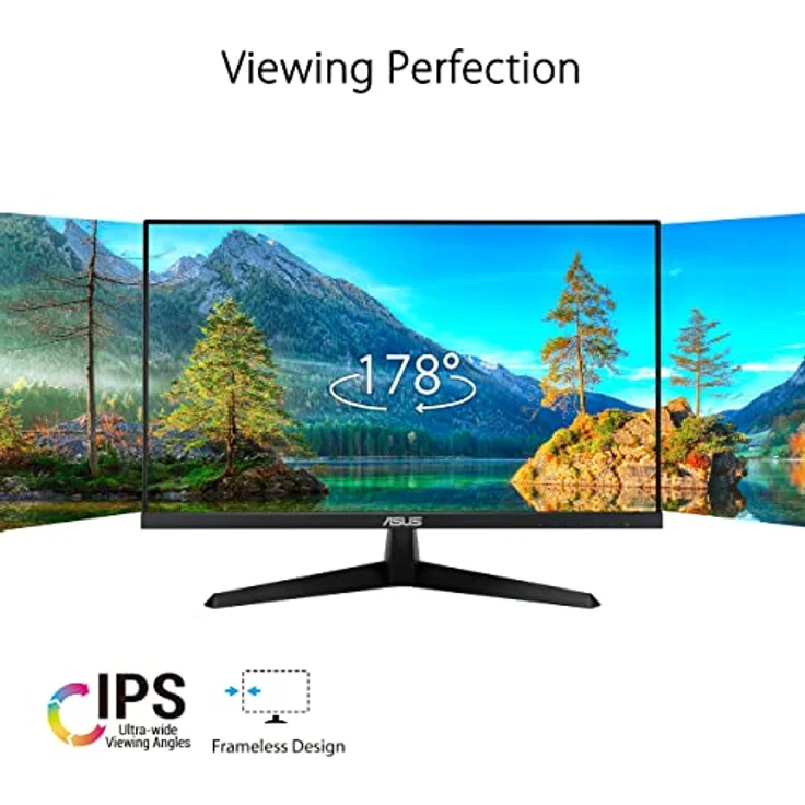 ASUS VY279HGE Gaming Monitor - 27 Zoll Full HD - 144 Hz, 1ms MPRT, FreeSync Premium, GameFast Input - IPS Panel, HDMI, Schwarz - Preisvergleich – Bild 3