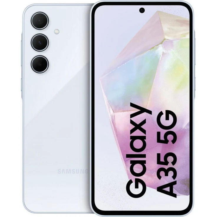 Samsung Galaxy A35 5G 256GB Awesome Iceblue EU 16,83cm (6,6") Super AMOLED Display, Android 14, 50MP Triple-Kamera – Bild 1