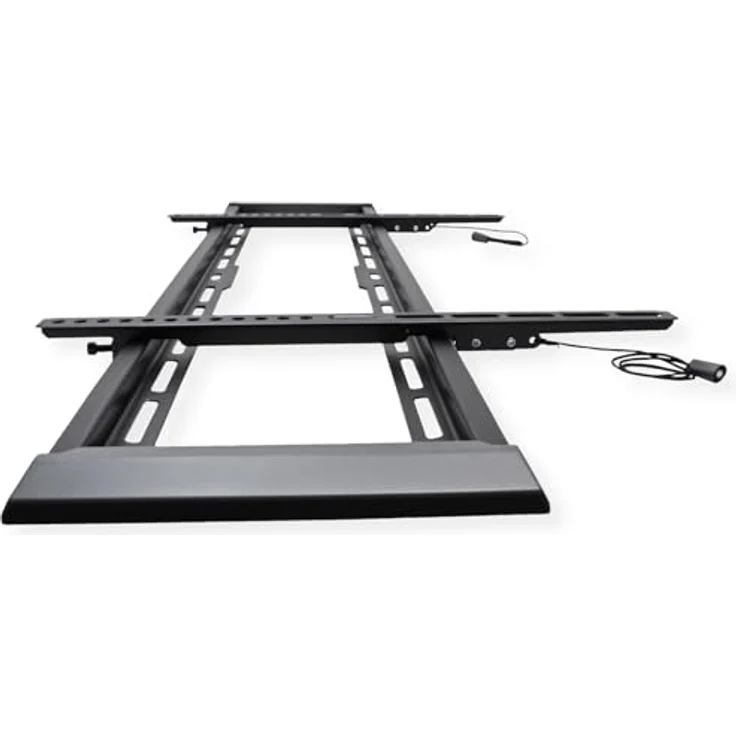VALUE TV-Wandhalterung, 27 mm Wandabstand, fest, 228,6cm/90", 75kg, schwarz – Bild 2
