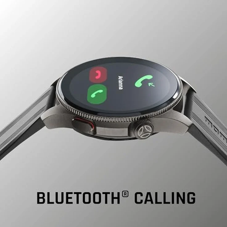 Interphone Smartwatch Zero, 1,43" TFT Full-Touch-Display, Bluetooth-Verbindung, schwarz – Bild 3