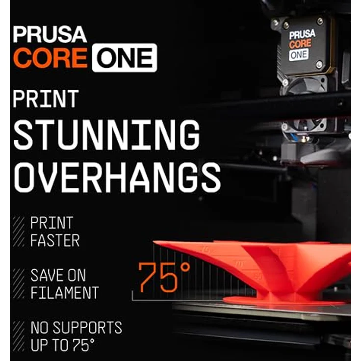 Prusa Core One 3D-Drucker mit CoreXY, geschlossener Kammer, Stahlrahmen und 250×220×270 mm Druckfläche – Bild 3