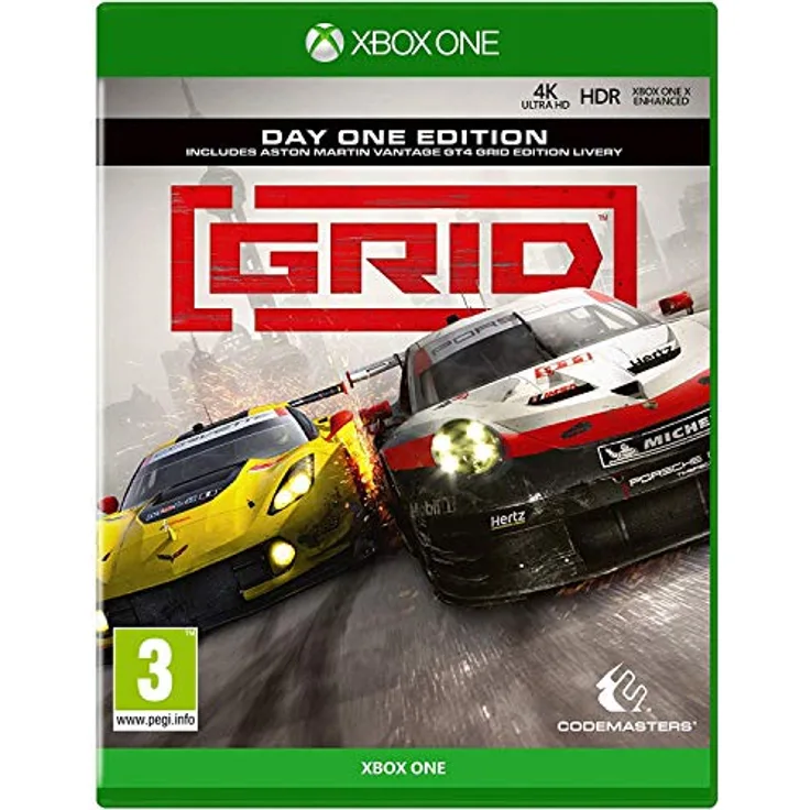 Codemasters Grid - Day One Edition, Xbox One Spiel mit exklusiven Inhalten