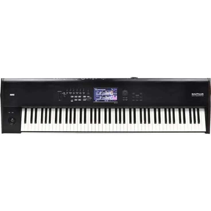 KORG NAUTILUS-88, Synthesizer Workstation mit 88 Tasten, RH-3 Keybed und dynamischer Polyphonie, inklusive Software-Set