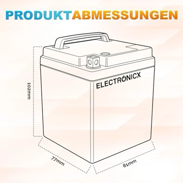Electronicx Extreme Edition GEL Motorradbatterie 2.5Ah 12V, wartungsfrei, rüttelfest und auslaufsicher für Motorrad, Roller und Quad – Bild 8