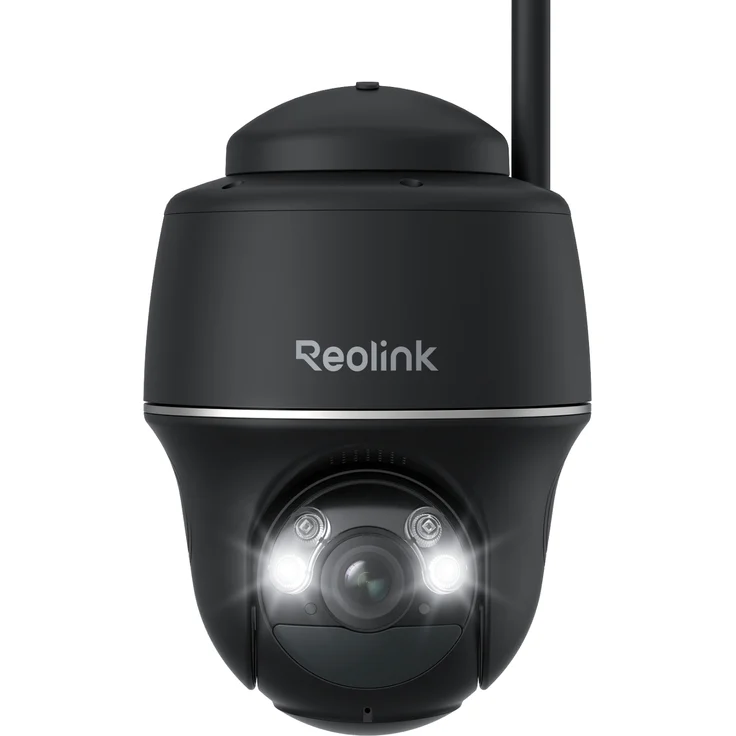 Reolink Argus PT Ultra, 4K 8MP Akku Überwachungskamera Aussen, 2,4/5GHz WiFi, Pan & Tilt, Farbnachtsicht, smarte Erkennung, 2-Wege-Audio, Schwarz