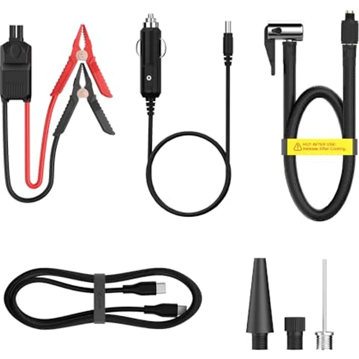 XLayer Starthilfe-Powerbank 220294, Offroad, 1200A Spitzenstrom, Kompressor, Kapazität 12000mAh – Bild 5