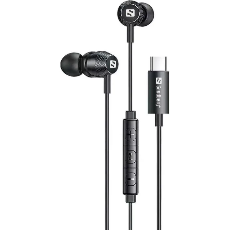 Sandberg USB-C/A In-Earset with Line-Mic
