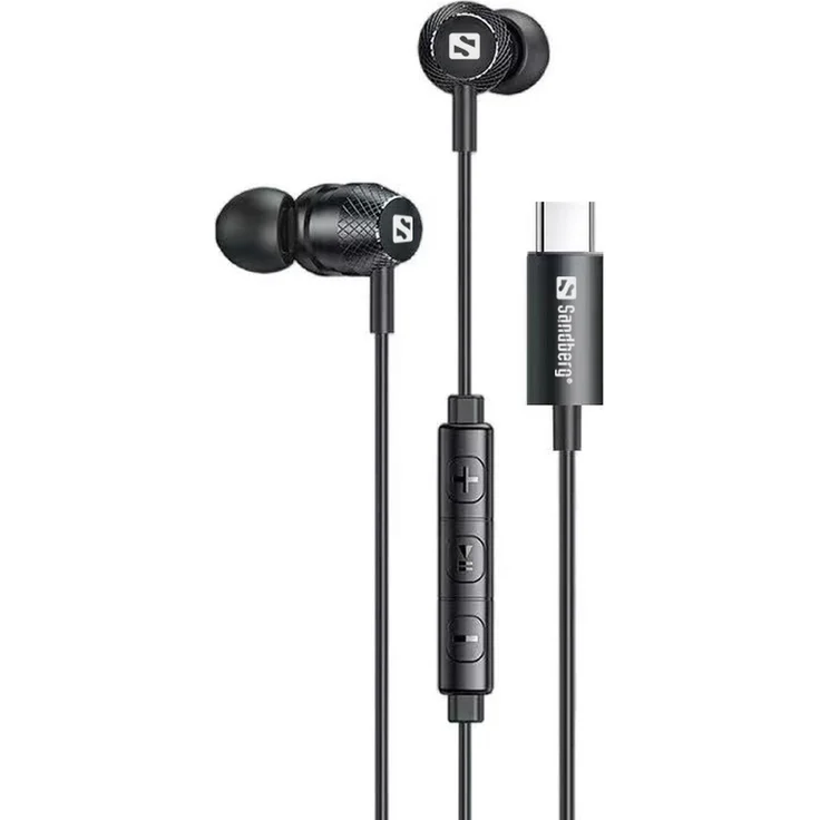 Sandberg USB-C/A In-Earset with Line-Mic