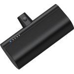 BlueStar Powerbank W0556P, 5000 mAh mit integriertem Lightning-Anschluss und 2.1A, schwarz