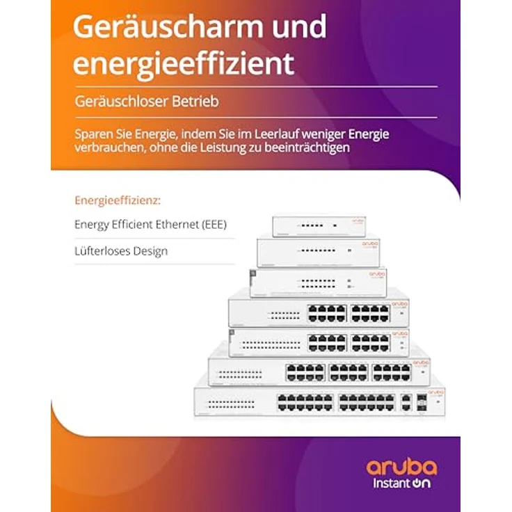 Aruba Instant On 1430 Switch R8R45A (8 Ports), Netzwerk Switch – Bild 6