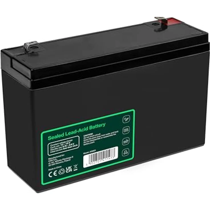 Green Cell AGM01 Bleiakku 6V 12Ah Blei-Vlies (AGM) (B x H x T) 151 x 94 x 50mm Flachstecker 4.8mm Zyklenfest, Wartungsfrei – Bild 5