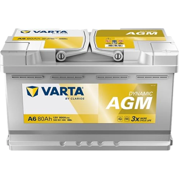 Varta A5 Silver Dynamic AGM 12V 95Ah 850A Autobatterie für Start-Stop Systeme, auslaufsicher – Bild 8