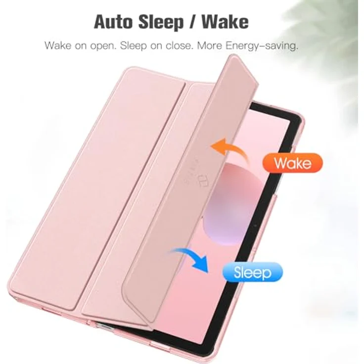 Fintie Hülle für Samsung Galaxy Tab A11+ Plus 11" 2025 / Tab A9+ Plus 11 Zoll 2023, Ultradünn Schutzhülle mit Translucent Rückseite, Roségold – Bild 3